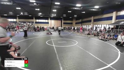 98 lbs Quarterfinal - Cash McFate, Gold Rush Wr Ac vs Zander Rogers, Pounders WC