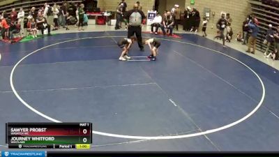 42 lbs Quarterfinal - Journey Whitford, WESTLAKE vs Sawyer Probst, Wasatch WC