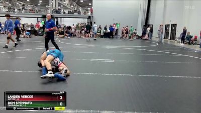 106 lbs Semis (4 Team) - Landen Vercoe, Sly Fox vs Dom Spennato, Centurion WC