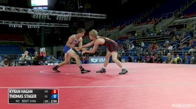 126 Quarterfinal Thomas Stager (Colorado) vs. Kyran Hagan (Missouri)