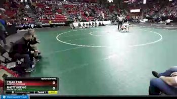 D2-132 lbs Quarterfinal - Rhett Koenig, Prairie Du Chien vs Tyler Fink, Baldwin-Woodville