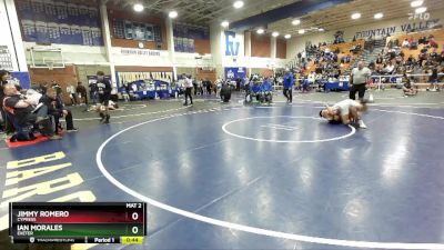 113 lbs Cons. Round 4 - Jimmy Romero, Cypress vs Ian Morales, Exeter