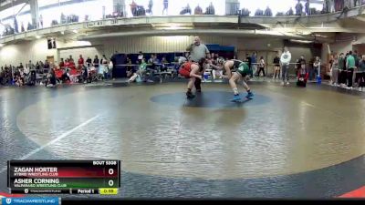 130 lbs Champ. Round 2 - Zagan Horter, Hybrid Wrestling Club vs Asher Corning, Valparaiso Wrestling Club