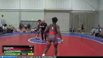 126 lbs Semis & 1st Wrestleback (8 Team) - Gylon Sims, Illinois vs JJ McComas-Rogers, Oklahoma Blue