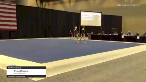 Rylee Chance - Women's Group, Acro Explosion - 2021 USA Gymnastics Championships