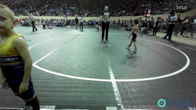 43 lbs Round Of 32 - Wyatt Staggers, Skiatook Youth Wrestling 2022-23 vs Jaxon Ditmore, Dark Cloud Wrestling Club