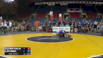 152 Cons. Round 2 Elijah Dittenber (Idaho) vs. Solomon Duncan (North Carolina)