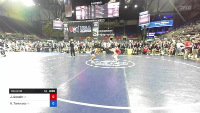 113 lbs Rnd Of 32 - Jason Goodin, Oklahoma vs Kody Tanimoto, Texas