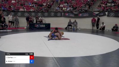 57 kg Cons 4 - Isaiah Cortez, Daniel Cormier Wrestling Club vs Anthony Knox, Titan Mercury Wrestling Club (TMWC)