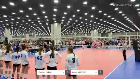 Fusion 15 Red vs Metro VBC 152 - 2022 JVA World Challenge presented by Nike - Expo Only