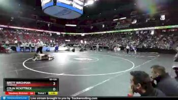 D3-126 lbs Quarterfinal - Brett Birchman, Fennimore vs Colin McKittrick, Royall