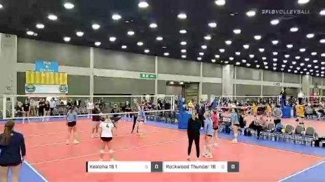 Kealoha 18 1 vs Rockwood Thunder 18 Navy - 2022 JVA World Challenge presented by Nike - Expo Only