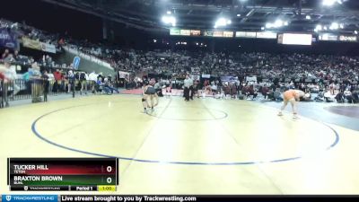 3A 152 lbs Cons. Round 2 - Braxton Brown, Buhl vs Tucker Hill, Teton