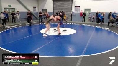 149 lbs Round 2 - Wallace Evans, Interior Grappling Academy vs Schyler Johnson, Nikiski Freestyle Wrestling Club