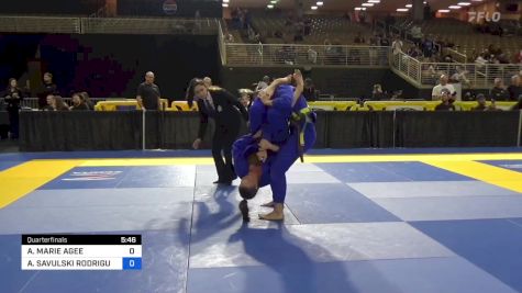 AMBER MARIE AGEE vs AMANDA SAVULSKI RODRIGUES 2024 Pan Jiu Jitsu IBJJF Championship