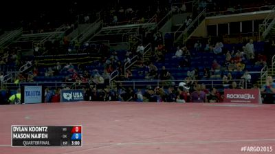 106 Quarterfinal Mason Naifeh (Oklahoma) vs. Dylan Koontz (Wisconsin)