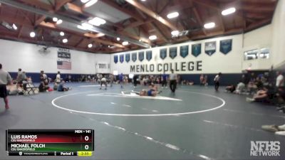 141 lbs Cons. Round 5 - Luis Ramos, CSU Bakersfield vs Michael Folch, CSU Bakersfield