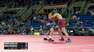 126 Quarterfinal Ryan Friedman (Maryland) vs. James Pawelski (Illinois)