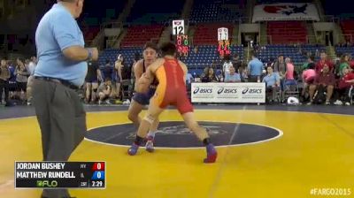 170 Quarterfinal Matthew Rundell (Illinois) vs. Jordan Bushey (New York)