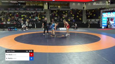 59 kg Semifinal - Michaela Beck, Sunkist Kids Wrestling Club vs Abigail Nette, Army (WCAP)