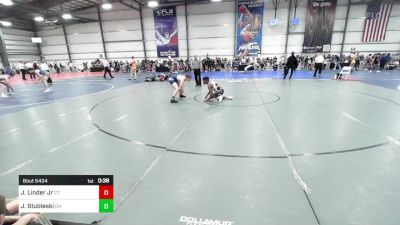 138 lbs Consi Of 16 #1 - James Linder Jr, CT vs Jack Stubleski, OH