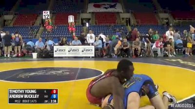 182 Quarterfinal Andrew Buckley (Missouri) vs. Timothy Young (Illinois)