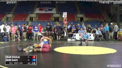 195 Quarterfinal Zane Black (Pennsylvania) vs. Dean Drugac (New Jersey)