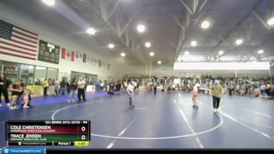 90 lbs Round 1 - Trace Jensen, Fremont Wrestling Club vs Cole Christensen, Sanderson Wrestling Academy