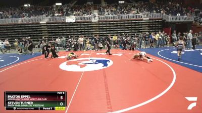 67 lbs Cons. Round 3 - Steven Turner, Green River Grapplers Wrestling vs Paxton Eppel, High Plains Thunder Wrestling Club