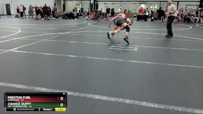 130 lbs Placement (4 Team) - Preston Furl, Warhawks vs Chance Duffy, Mat Warriors Red