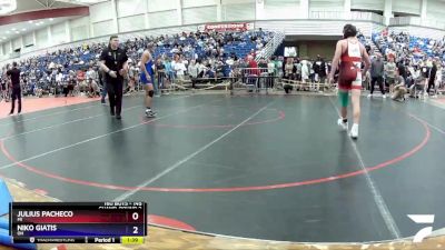 145 lbs Champ. Round 2 - Julius Pacheco, MI vs Niko Giatis, OH