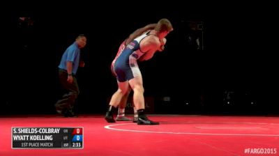 195 1st Place Match Wyatt Koelling (Utah) vs. Sam Shields-Colbray (Oregon)