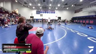 67 lbs Semifinal - Jackson Nicholas, Eastside United vs Trenton Shells, Riverton USA Wrestling