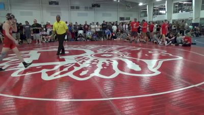 114 lbs Round 2 - Caleb Morrow, The Asylum Red vs Trey McDonough, WV North Central Elite - Vengeance