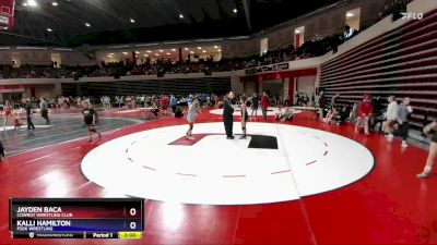 135 lbs Round 2 - Jayden Baca, Cowboy Wrestling Club vs Kalli Hamilton, FSOK Wrestling