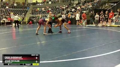 130 lbs Cons. Round 2 - Amari McCaleb, Team Valley vs Croix Gudenkauf, Mcdominate Training Center