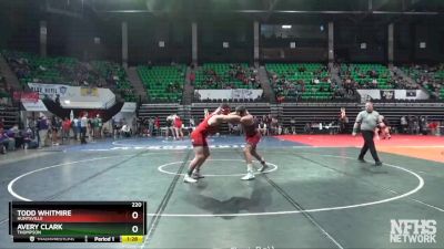 220 lbs Quarterfinal - Todd Whitmire, Huntsville vs Avery Clark, Thompson