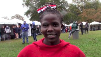 Louisville's Dorcas Wasike After Winning The Southeast Regional