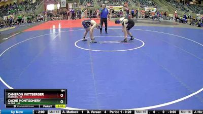 184 lbs Round 3 (4 Team) - Cameron Wittberger, Riverside vs Cache Montgomery, La Pine