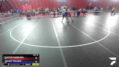 285 lbs Cons. Semi - Clayton Danielson, MN vs Vincent Halliday, MN