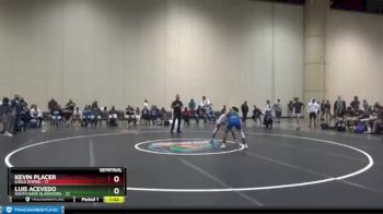 116 lbs Semis & 3rd Wb (16 Team) - Kevin Placer, Eagle Empire vs Luis Acevedo, South Dade Gladiators