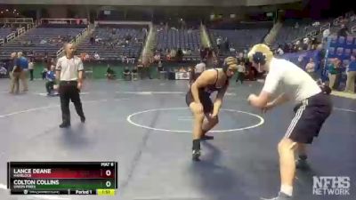 3A 220 lbs Champ. Round 1 - Colton Collins, Union Pines vs Lance Deane, Havelock