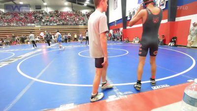 132 lbs Quarterfinal - Aiden Ramirez, Ponca City vs Mason Black, Jenks Middle School Boys