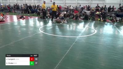 85 lbs Pools - Jace Largent, Woodshed vs Xavier Drake, Ohio Gold 14K