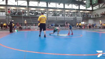 70-80 lbs Quarterfinal - Landon McGann, Dwight vs Leonidas Calhoun, Petersburg Wrestling Club