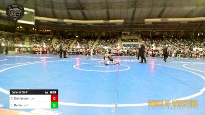 70 lbs Consi Of 16 #1 - Cael Danielson, Texas Elite vs Lou Reiter, Immortal Athletics WC