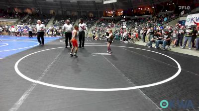 49 lbs Consolation - Cayden Petersen, Lions Wrestling Academy vs Dakota Fourkiller, Tahlequah Wrestling Club