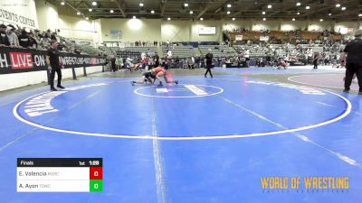 113 lbs Final - Elijah Valencia, Merced Bears WC vs Anthony Ayon, Top Dog Wrestling Club