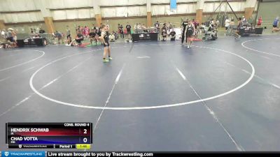 102 lbs Cons. Round 4 - Hendrix Schwab, IA vs Chad Votta, MD