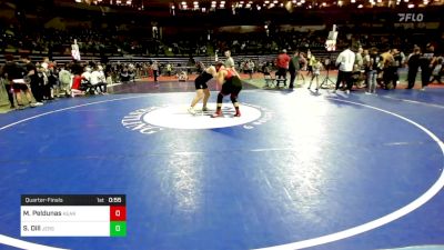 175 lbs Quarterfinal - Matthew Peldunas, Kearny vs Sean Dill, Jersey 74